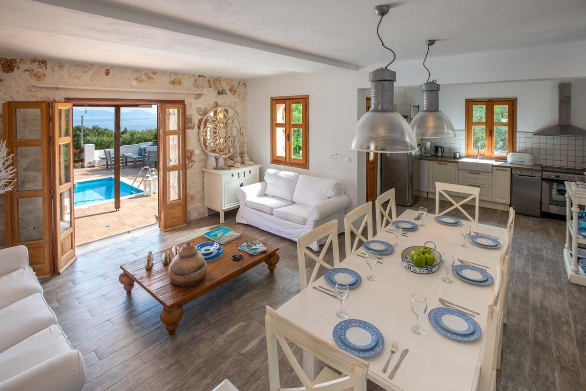 SALON KITCHEN kefalonianvillas CELESTE